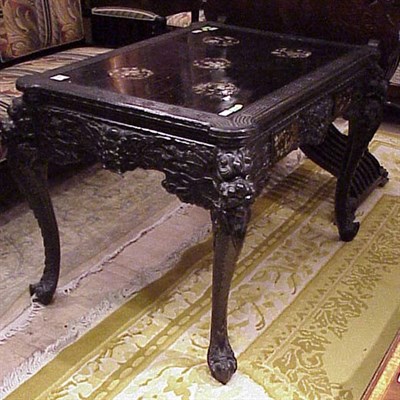 Lot 388 - Chinese Ebonized and Mother-of-Pearl Inlaid...