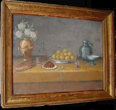 Lot 53 - Italian School 18th Century STILL LIFE Gouache...