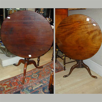 Lot 224 - Chippendale Cherry Tilt-Top Stand and a...