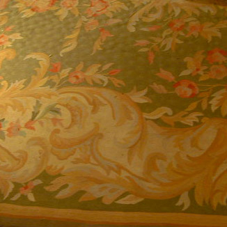 Lot 794 - Chainstitch Carpet India, mid 20th century The...