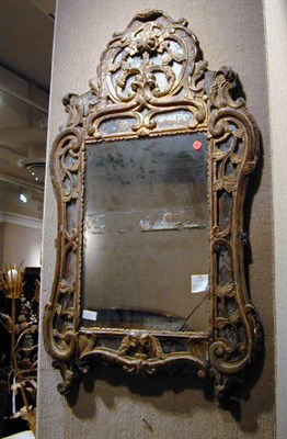 Lot 268 - Louis XVI Style Gilt Carved Wood Mirror