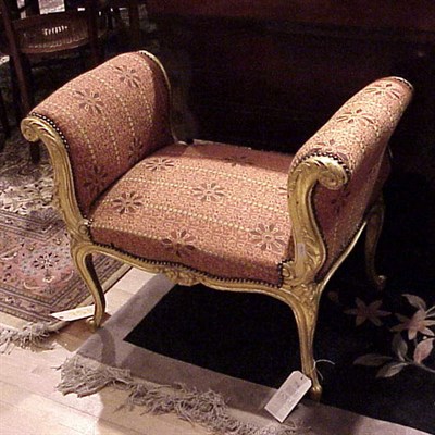 Lot 173 - Pair of Louis XV Style Gilt Carved Wood...