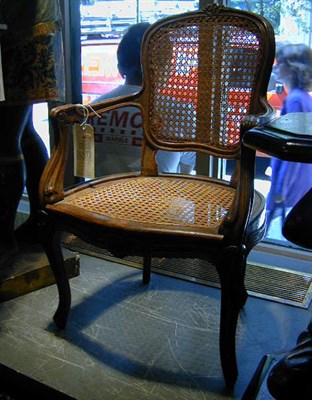 Lot 528 - Louis XV Style Walnut Diminutive Armchair