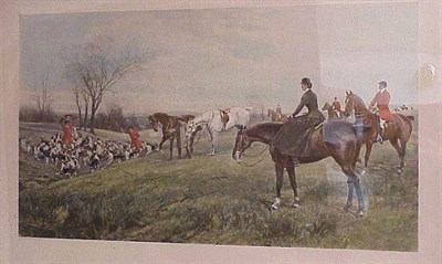 Lot 92 - After Heywood Hardy THE KILL Hand-colored...