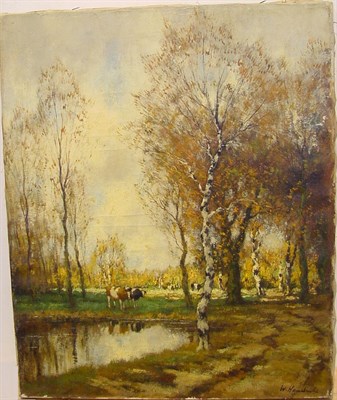 Lot 29 - Willem Hendriks Dutch, 1828-1891 CATTLE...
