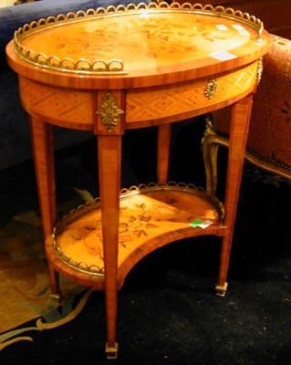 Lot 172 - Louis XVI Style Gilt-Metal Mounted Marquetry...