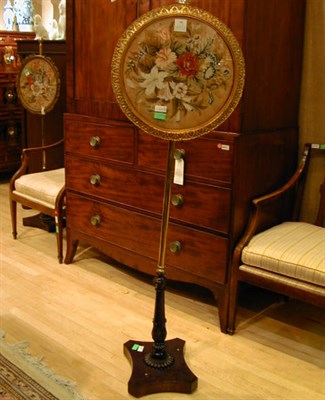 Lot 182 - Pair of Victorian Rosewood and Brass...
