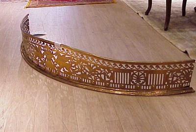 Lot 373 - Classcial Style Pierced Brass Fender