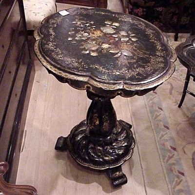 Lot 500 - Victorian Mother-of-Pearl Inlaid Tilt-Top...