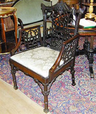 Lot 512 - Georgian Style Mahogany Parlour Suite...