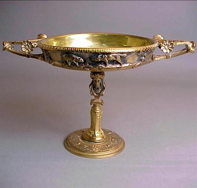 Lot 285 - Napoleon III Bronze Tazza Of shallow form, the...