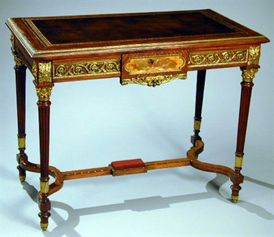 Lot 552 - Louis XVI Style Gilt-Bronze Mounted Mahogany...