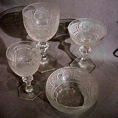 Lot 185 - Group of Cut Glass Table Articles...