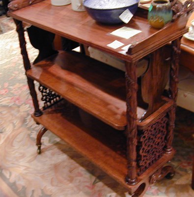 Lot 678 - Victorian Mahogany Etagere