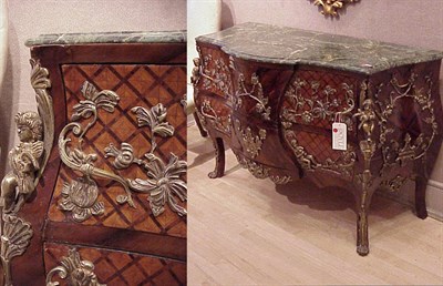 Lot 515 - Louis XVI Style Gilt-Bronze Mounted Mahogany...