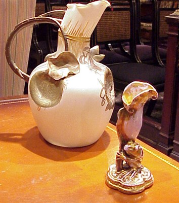 Lot 211 - Ott & Brewer Gilt-Decorated Porcelain Ewer And...