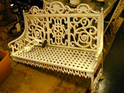 Lot 626 - American Cast Iron Bench DO NOT CATALOG ON...