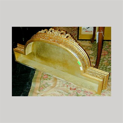 Lot 671 - Louis XVI Style Gilt Decorated Bed Crown