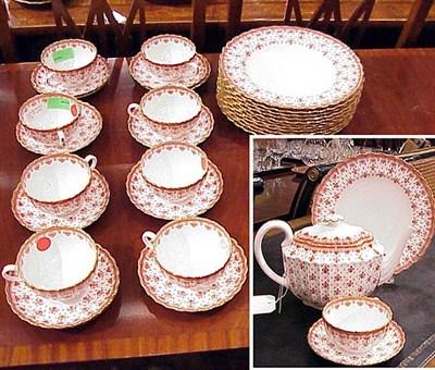 Lot 245 - Spode Porcelain Tea Service Approximately...
