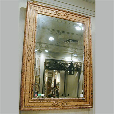 Lot 735 - Victorian Style Faux Bamboo Mirror