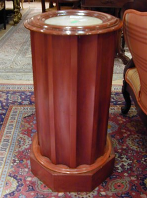 Lot 367 - Regency Style Marble Top Mahogany Pot Cupboard
