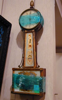 Lot 654 - Federal Style Banjo Clock