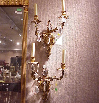 Lot 434 - Pair of Louis XVI Style Gilt-Bronze and Rock...