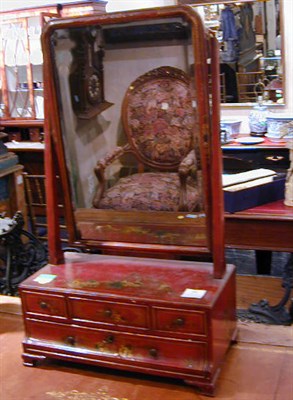 Lot 653 - Georgian Style Chinoiserie-Decorated Shaving...