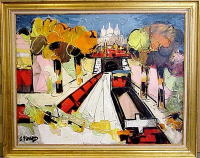 Lot 6 - Claude Venard French, 1913-1987 PARIS, CANAL...