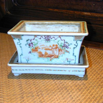 Lot 215 - Chinese Iron Red and Enameled Porcelain...