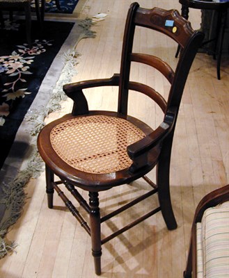 Lot 184 - Set of Four Eastlake Walnut Dining Chairs