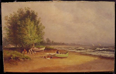 Lot 42A - William H. Kensil American, 19th century BOATS...