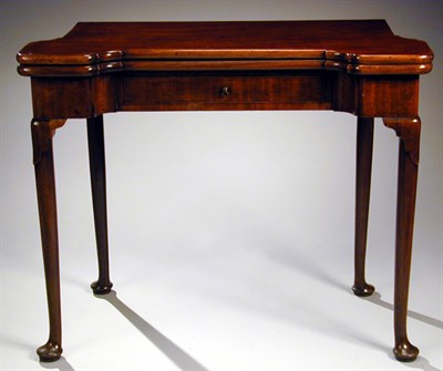 Lot 319 - George I Mahogany Games Table Second quarter...