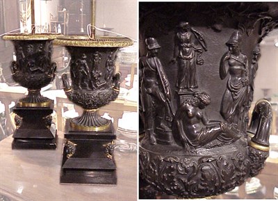 Lot 255 - Pair of Continental Neoclassical Style Gilt...