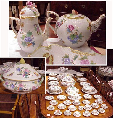 Lot 261 - Herend Porcelain Dinner Service Approximately...