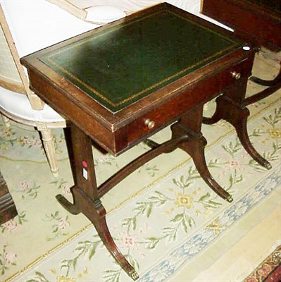 Lot 120 - Pair of Regency Style Mahogany Side Tables