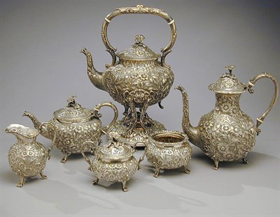 Lot 315 - American Sterling Silver Tea and Coffee Set...