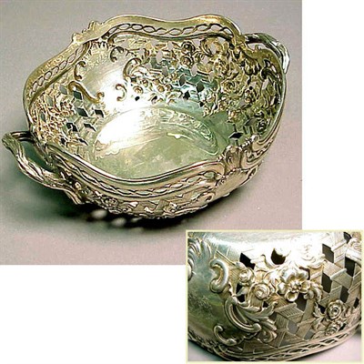Lot 323 - Continental Silver Two-Handled Bowl With...