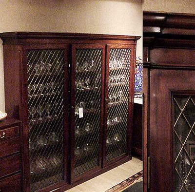 Lot 107 - Continental Neoclassical Style Mahogany Bookcase
