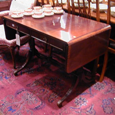 Lot 246 - Regency Style Mahogany Sofa Table