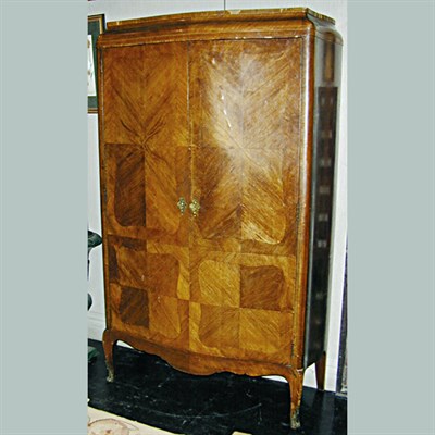 Lot 130 - Louis XVI Style Walnut Armoire
