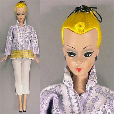Lot 109 - Unusual Bright Yellow Blonde 11 1/2 Inch...