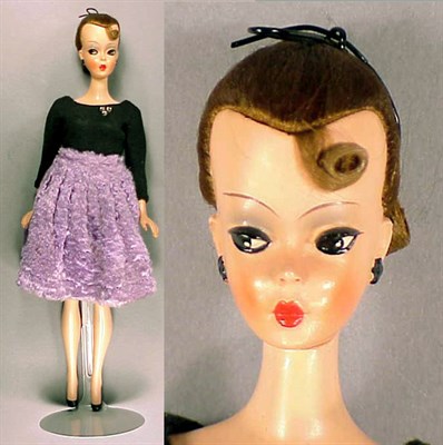 Lot 111 - Rare Auburn 11 1/2 Inch Bild-Lilli Hair in...