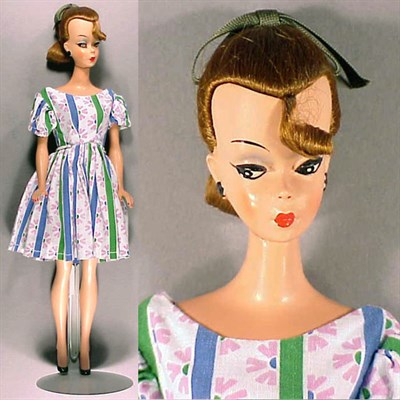 Lot 114 - Auburn 11 1/2 Inch Bild-Lilli Hair in original...