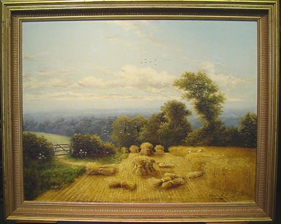 Lot 39 - Charles Henry Passey British, d. 1885 WHEAT...