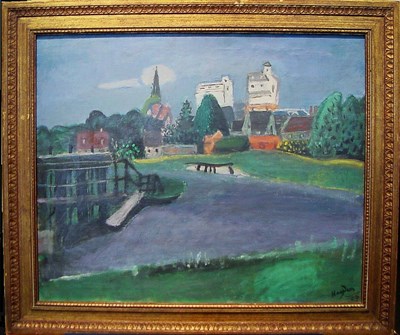 Lot 36 - Henri Hayden French, 1883-1970 VILLAGE...