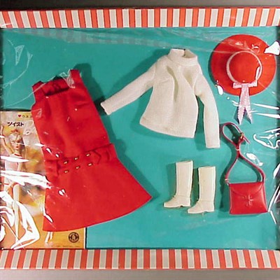 Lot 214 - Japanese Barbie Outfit 1967, #21002625, red...