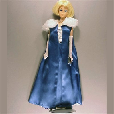 Lot 241 - Light Blonde American Girl Barbie Pink lips,...