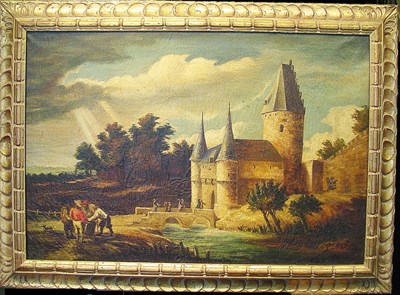 Lot 24 - Continental School 19th Century OUTSIDE THE...