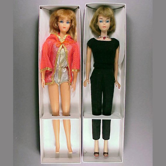 Lot 142 - Brunette American Girl Barbie Geranium lips,...